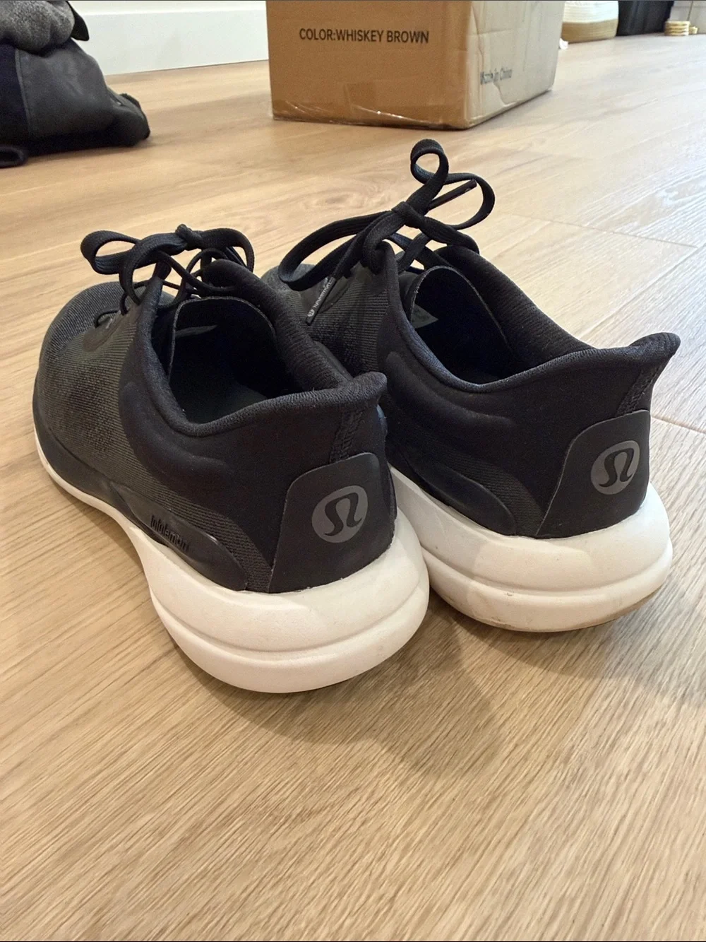 lululemon athletica Black and White Women's Running Sneakers